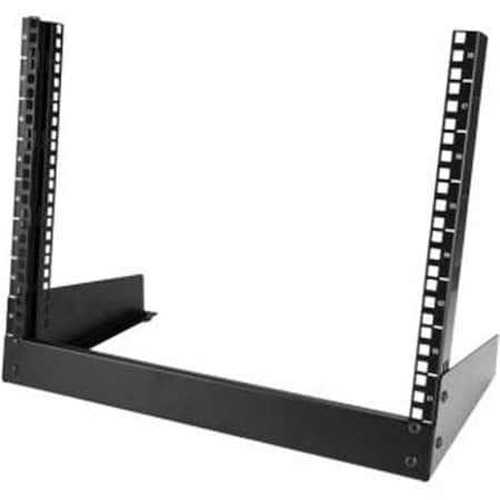Ezgeneration 2Post Svr Rack for Desktops 8U Open Frame Rack Cabinet EZ327416